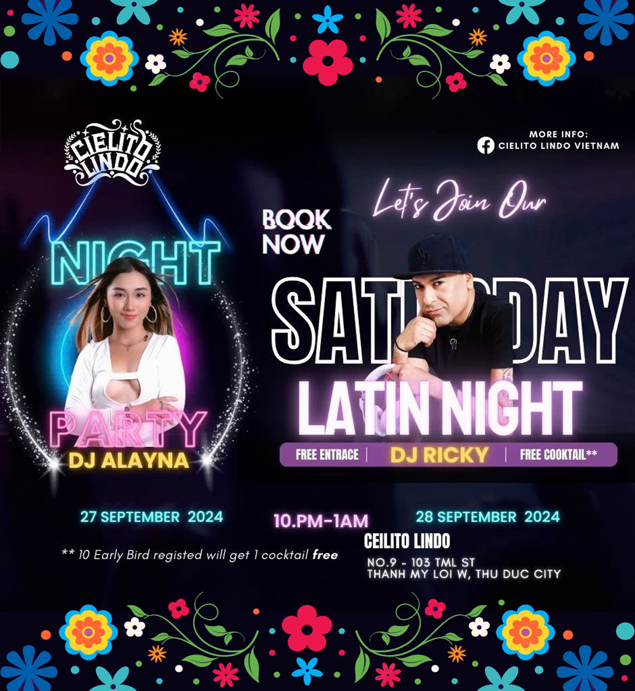 Hòa mình vào đêm tiệc tại Cielito Lindo