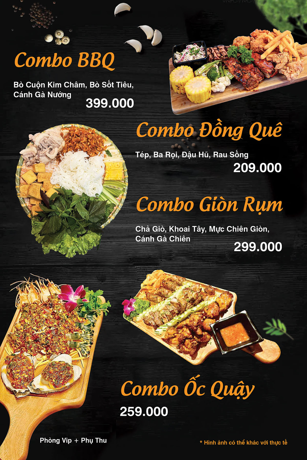 Combo Tại Quán Ốc Quậy