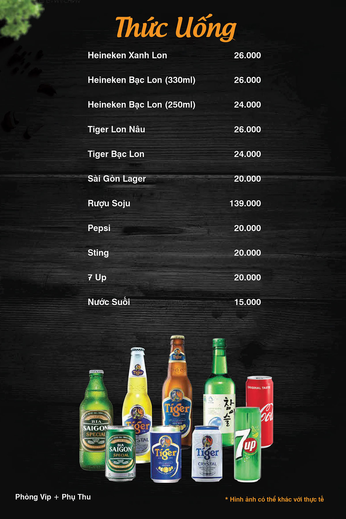 Thức Uống Các Loại