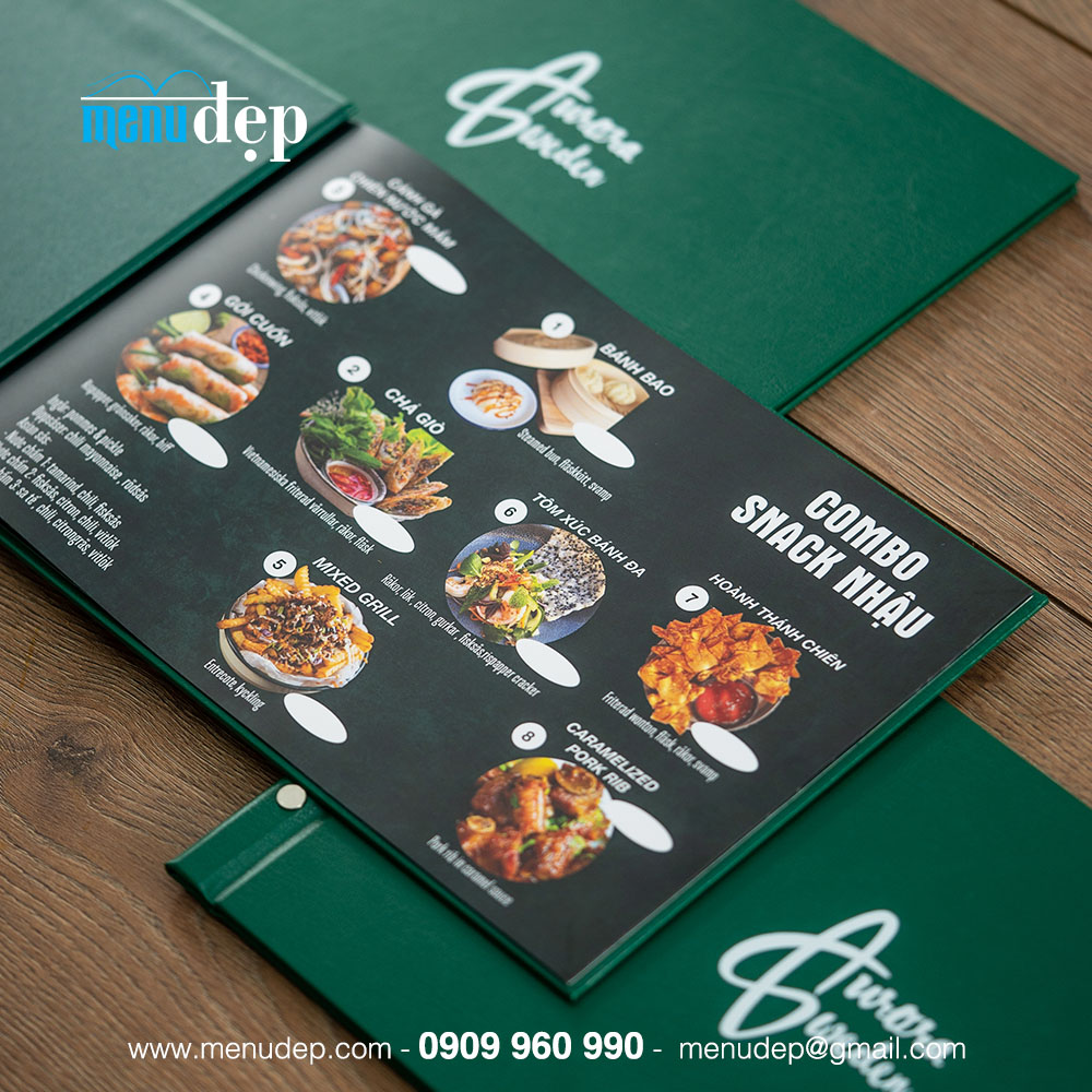 THIẾT KẾ - IN MENU