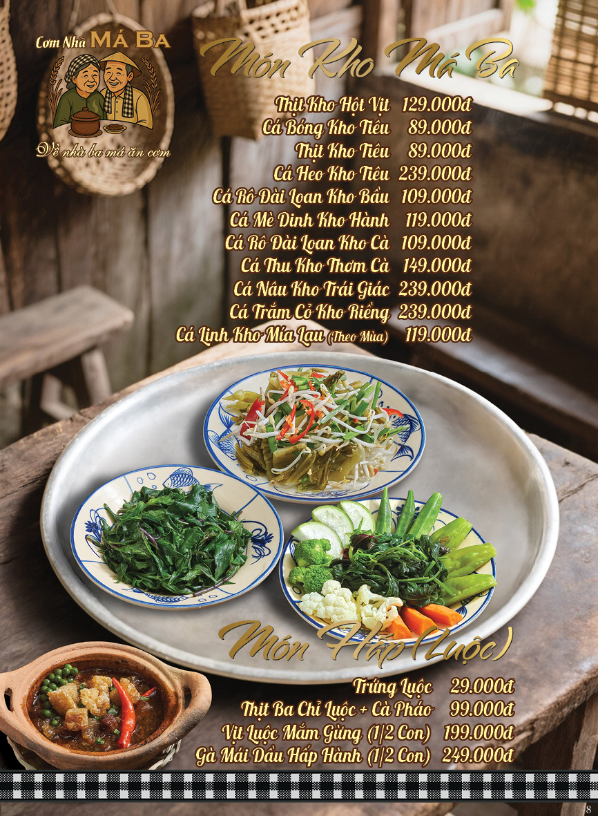 MÓN KHO MÁ BA