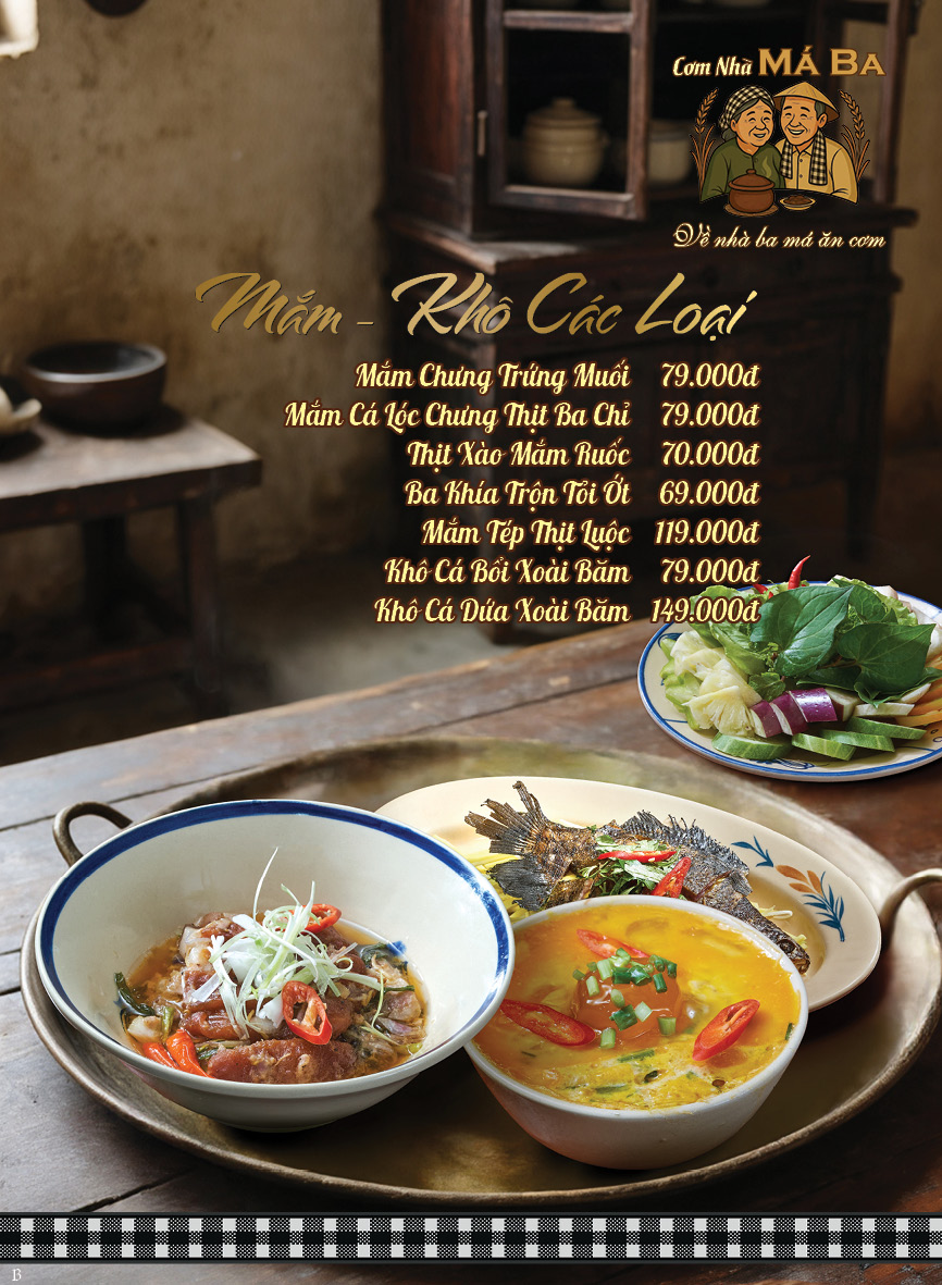 MẮM-KHÔ CÁC LOẠI