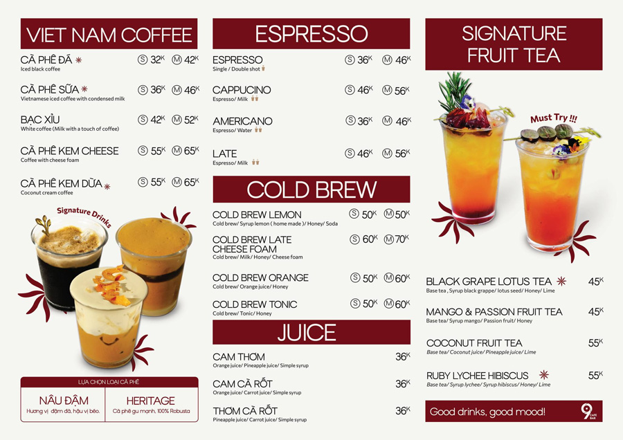 Khách chưa đến quán đã muốn xem menu mà bạn chưa có phiên bản online, dễ đọc và đủ thuyết phục