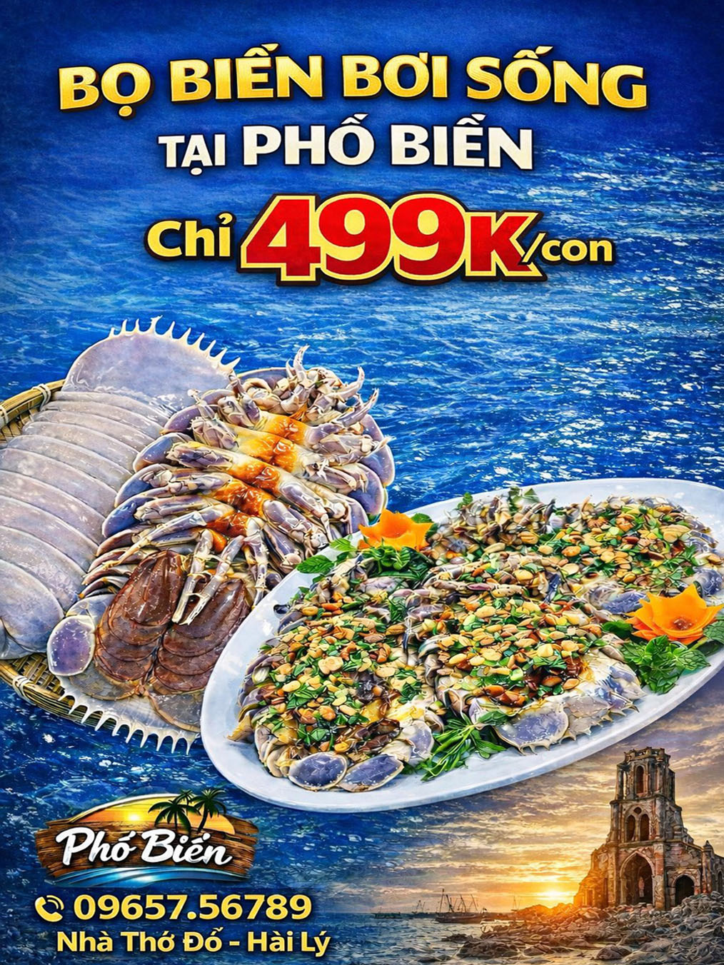 BỌ BIỀN BƠI SỐNG