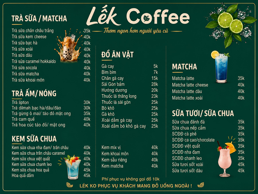 TRÀ SỮA / MATCHA