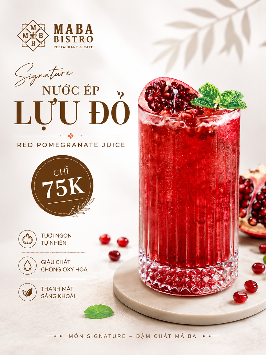 NƯỚC ÉP LỰU ĐỎ