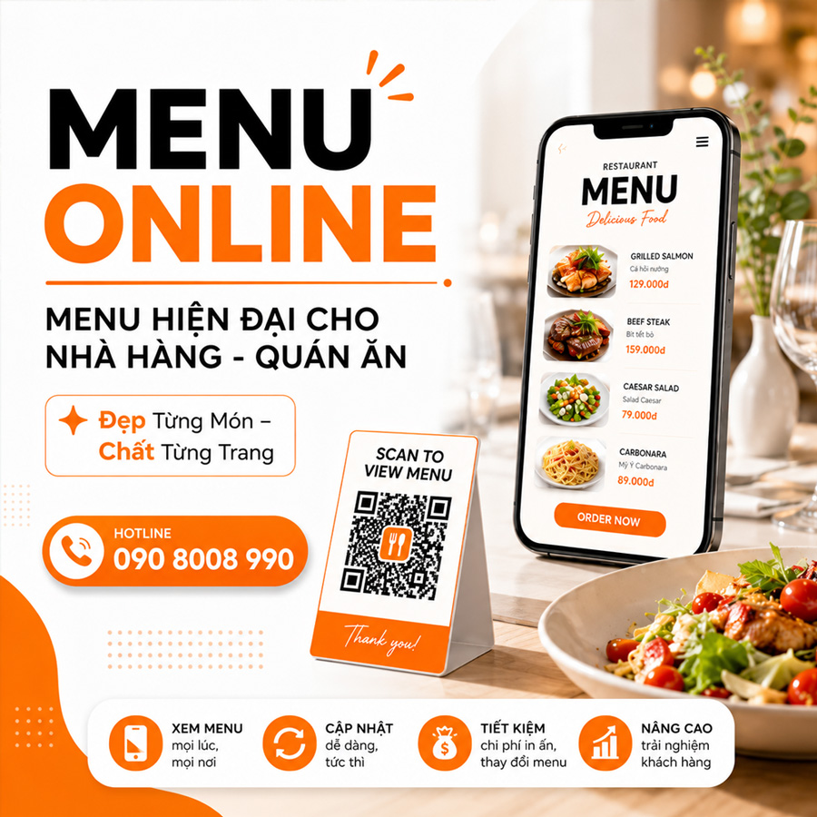 DỊCH VỤ MENU ONLINE