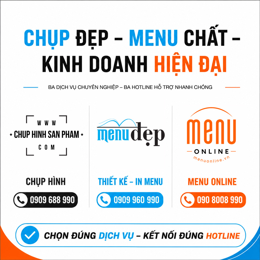LIÊN HỆ MENU ONLINE