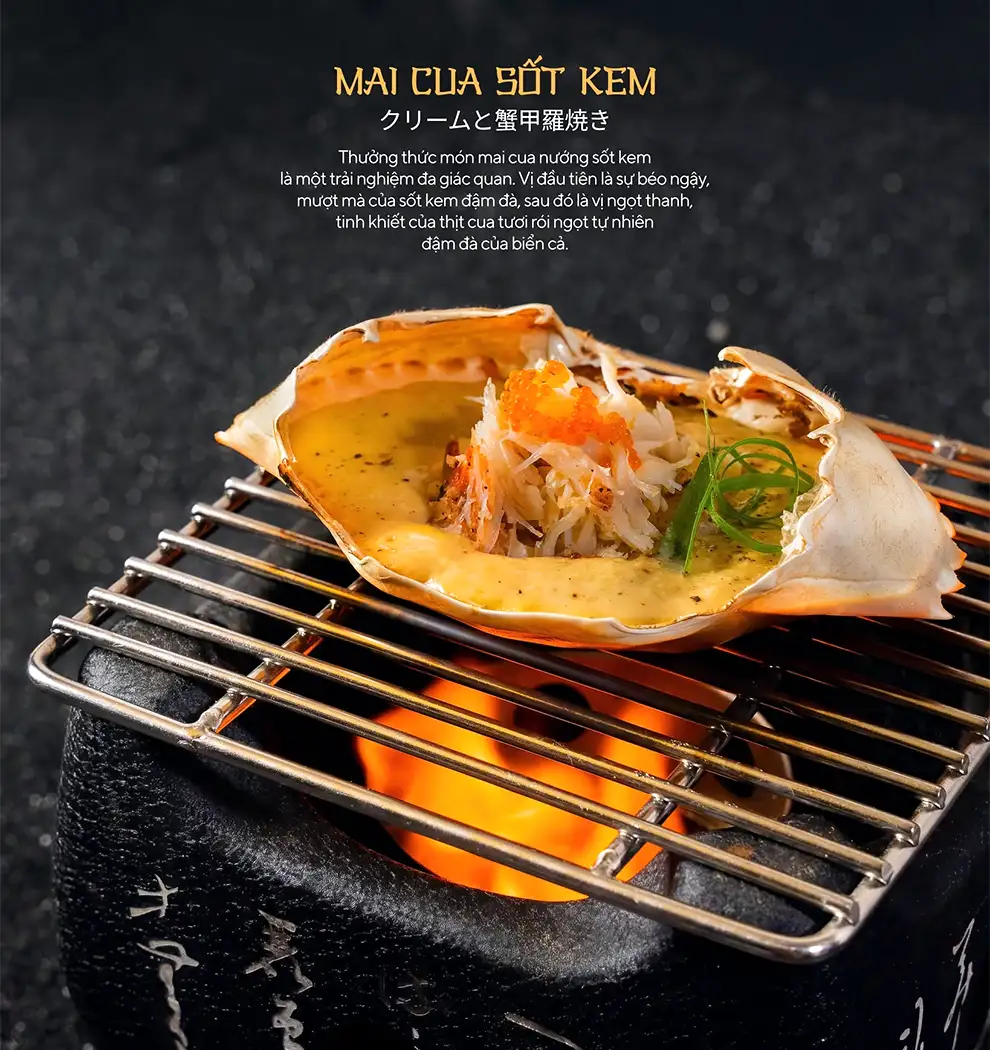 MAI CUA NƯỚNG SỐT KEM