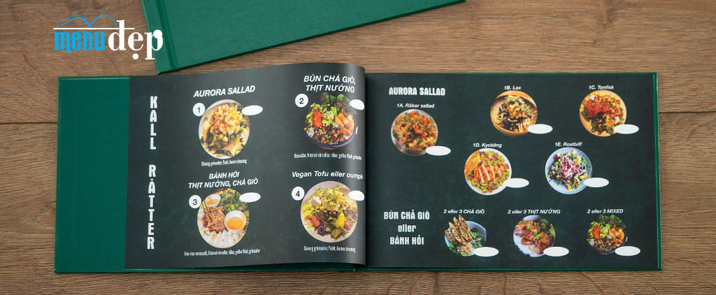 Thiết kế - In Menu