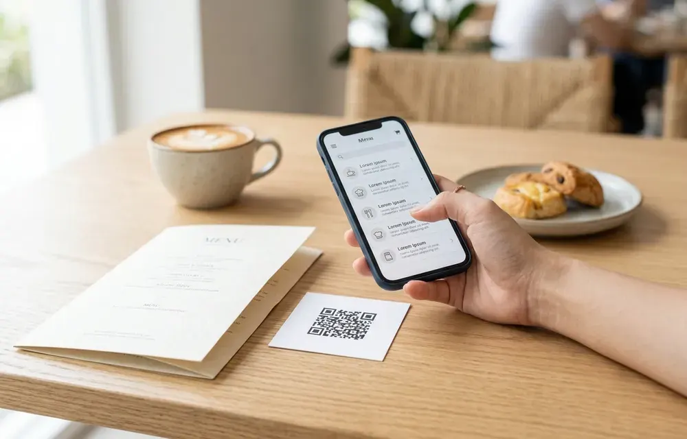 Menu giấy không chết, nhưng menu online đang thành tiêu chuẩn