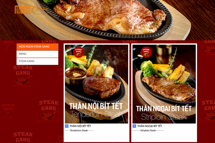 Thiết kế menu online như thế nào?