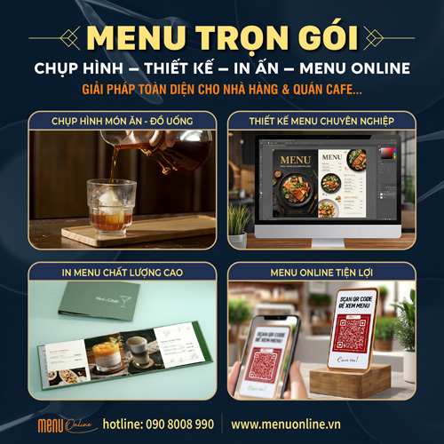 Dịch vụ làm menu trọn gói