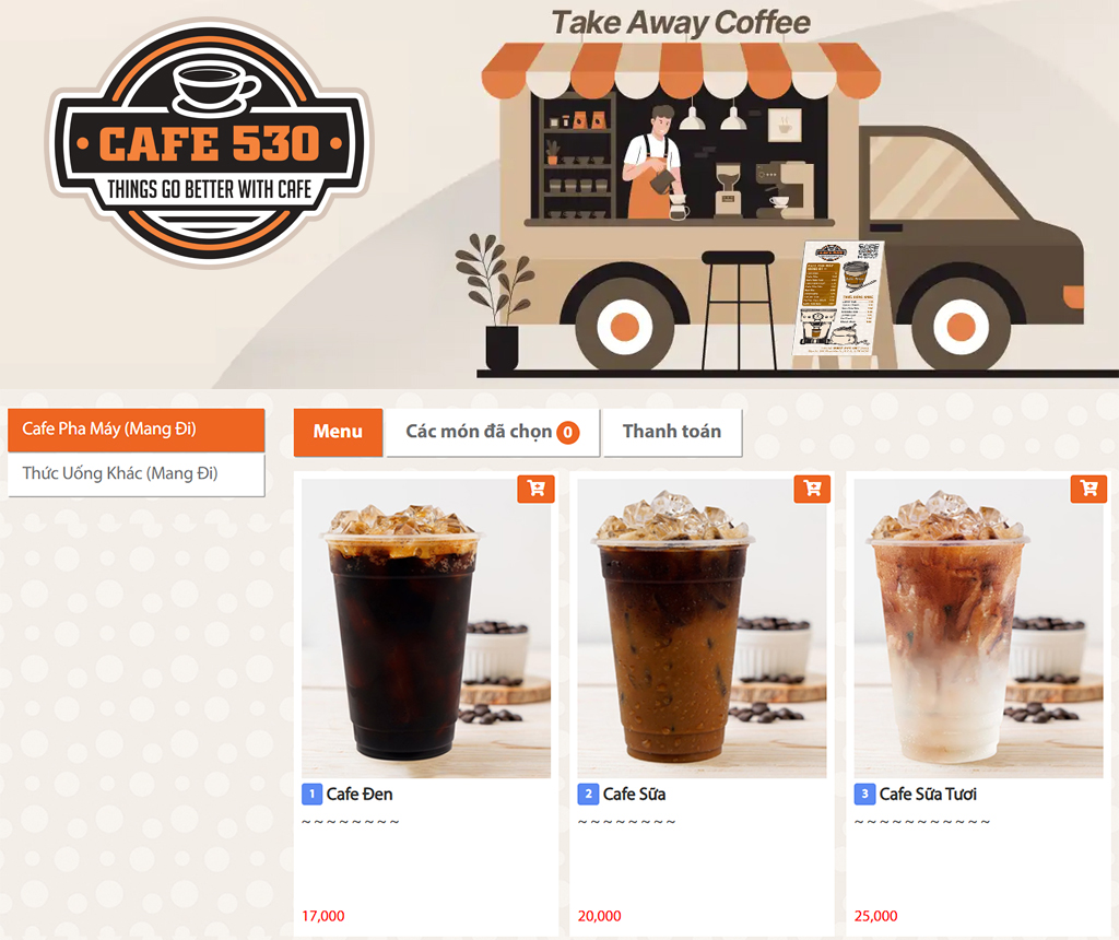 Dùng menu online để tăng trải nghiệm cho khách