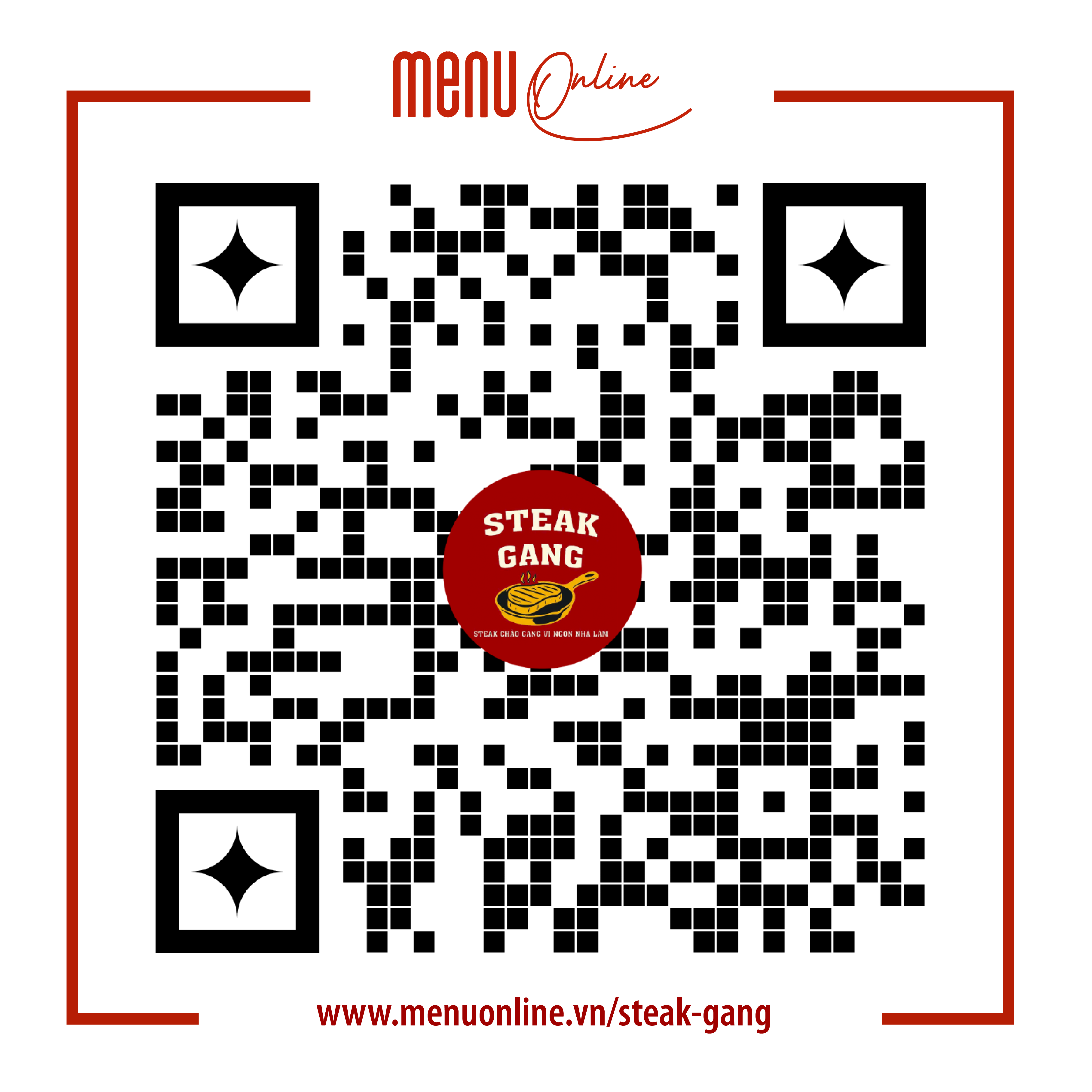 Sử dụng menu online