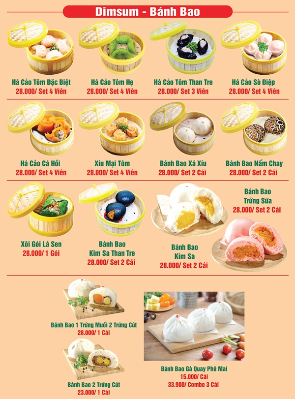 Dimsum – Bánh Bao Nóng Hổi Thơm Ngon
