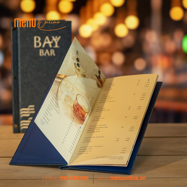 In Menu chất lượng cao