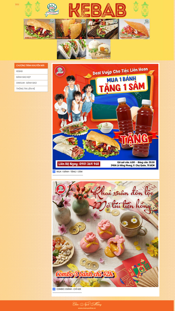 Chương Trình Khuyến Mãi Hấp Dẫn Tại Kebab Gia Thành