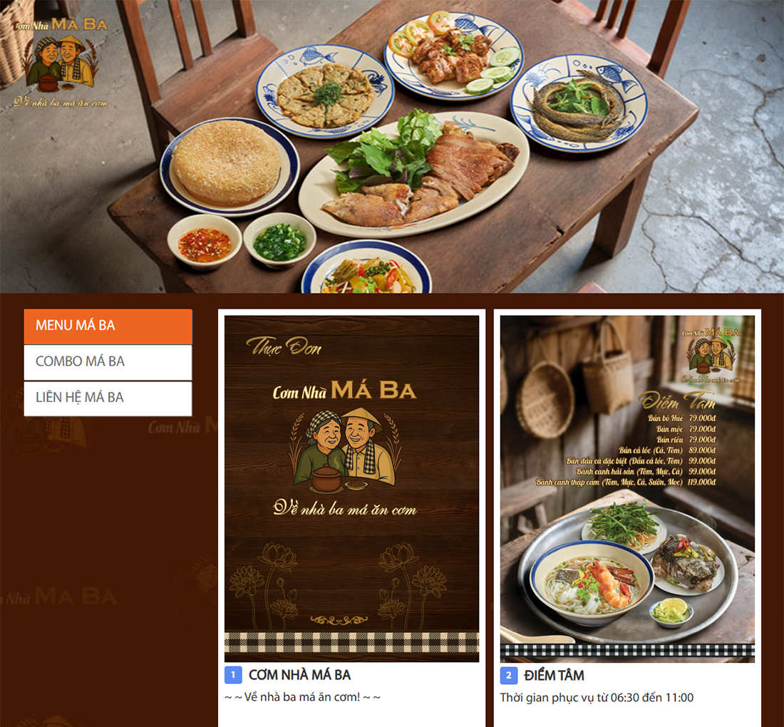 Menu Online Tiện Lợi - Tiết Giảm Chi Phí