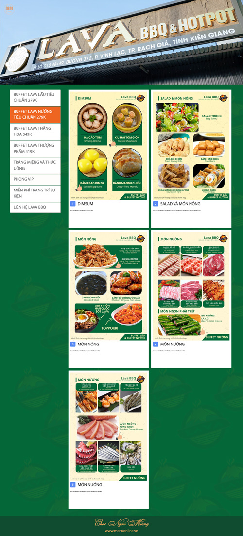  Xem menu online Lava BBQ trên điện thoại mọi lúc mọi nơi