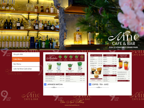 Xây dựng nhiều phiên bản ngôn ngữ trên menu online