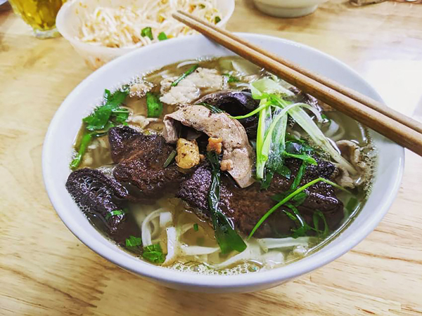 Phở gan cháy 