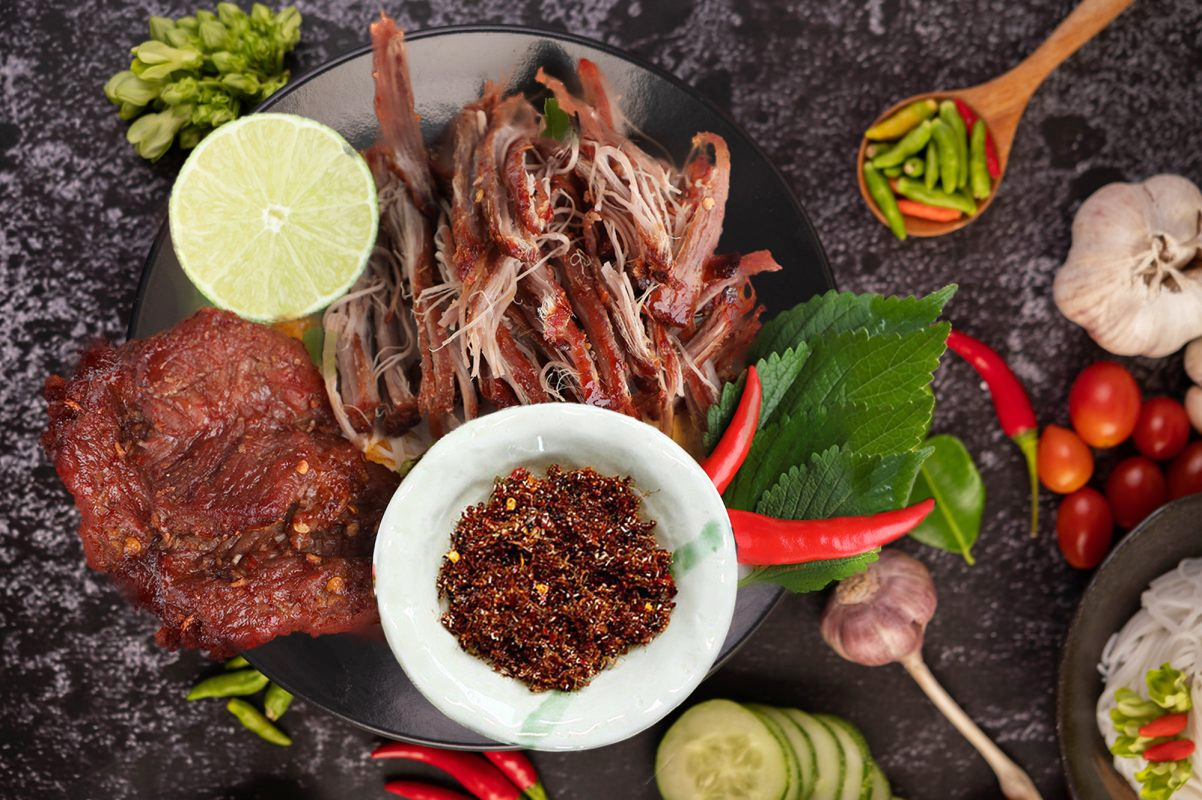 Khô Bò Một Nắng Muối Kiến Vàng